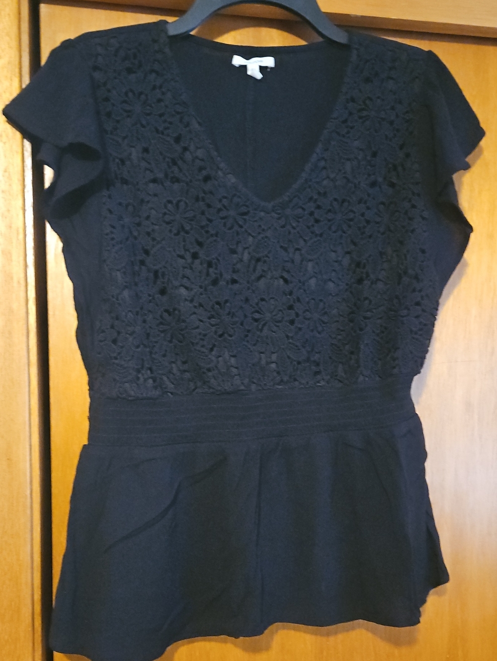 Maurices Peplum Top Sz Large